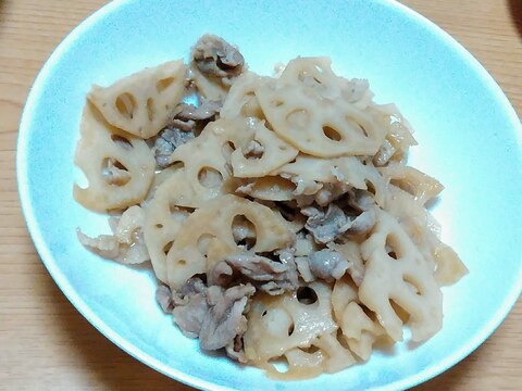 豚肉と蓮根の炒めもの